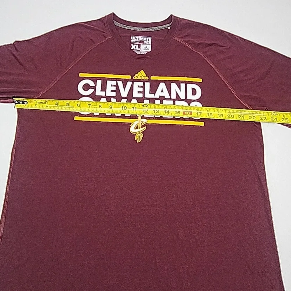 Adidas Cleveland Cavaliers Ultimate Tee T-Shirt Men Sz XL NBA Basketball CAVS